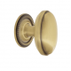 Nostalgic Warehouse CKB_HOM Homestead Brass 1 3/4" Cabinet Knob w/ Rose