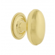 Nostalgic Warehouse CKB_HOM Homestead Brass 1 3/4" Cabinet Knob w/ Rose