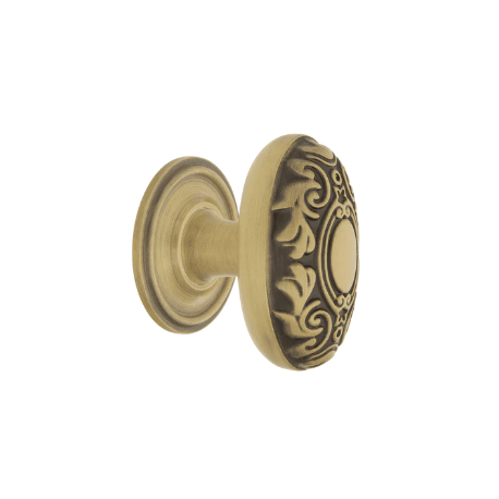 Nostalgic Warehouse CKB_VIC Victorian Brass 1 3/4" Cabinet Knob w/ Rose
