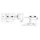 D&D DDSHSN StainlessSteel V-Notch (S-N) No Spring, Plain Pivoting, Regular Hinge, Finish-Black (Pair)
