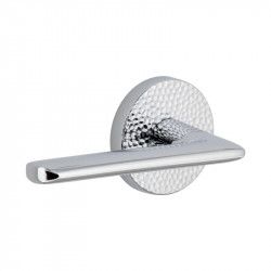 Viaggio CLOMHMBRZ Circolo Hammered Rosette with Brezza Lever