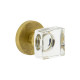Viaggio CLOMLNQDC Circolo Linen Rosette with Quadrato Crystal Knob