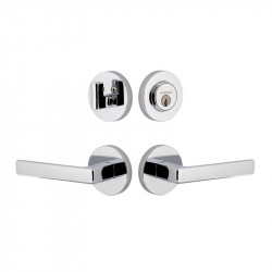 Viaggio CLOLUS Circolo Rosette Entry Set with Lusso Lever and Matching Deadbolt