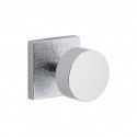 Viaggio QADMLNCLO Quadrato Linen Rosette with Circolo Brass Knob