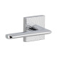 Viaggio QADMHMBRZ Quadrato Hammered Rosette with Brezza Lever
