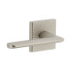 Viaggio QADMHMBRZ Quadrato Hammered Rosette with Brezza Lever