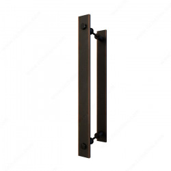 Richelieu 2462070202 Flat Bar Back to Back Door Handle