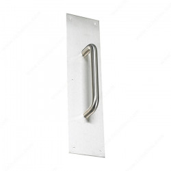 Richelieu 142 Stainless Steel Door Pull and Plate