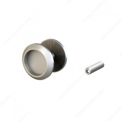 Richelieu 24620710 Round Surface-Mount Finger Pulls W/ Back to Back Mounting