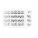 Knape & Vogt CD-0330-HDWR Closet Culture Shelf Hardware Kit, Champagne Nickel Screws