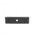 Hickory Hardware P7313-SPA/VP Arts & Crafts Backplate, 3 1/2"(L) x 1"(W), Vibra Pewter