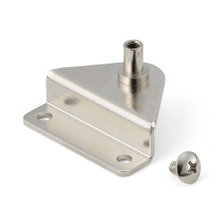 Sugatsune HDSN Mounting Plate for HDSN, Finish-Nickel