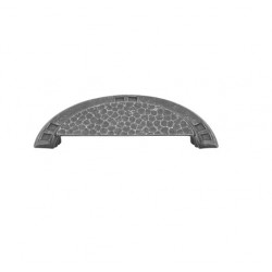 Hickory Hardware P7310-SPA/VP Arts & Crafts Cup Pull, Vibra Pewter
