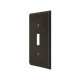 Deltana SPRM275 Switch Plate, Single Standard, Solid Brass