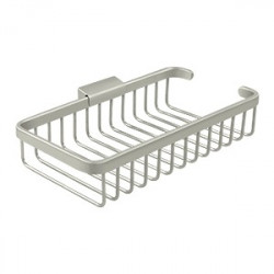 Deltana WBR1052 10" Rectangular Wire Basket, Solid Brass