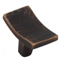 Salo Art Design MRT-R Martellata 1-3/4" x 1" Rectangle Cabinet Knob