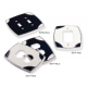 Salo Art Design 80 Techno Aluminum Switchplate