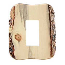 Sierra Lifestyles 682860 Screwless Rustic Single Rocker Switchplate