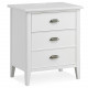 Design House 10522 Laurent Nightstand w/ AC/USB Charger