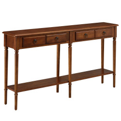 Design House 20028 Coastal 2-Drawer Sofa Table