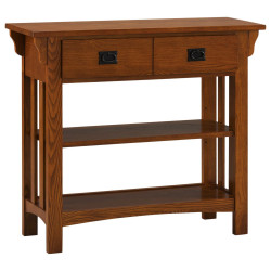 Design House 8261 1-Drawer Mission Impeccable Bookshelf In Medium Oak