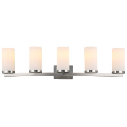 Design House 589176-SN Desta 5-Light Vanity Light In Satin Nickel