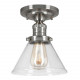 Design House 589069 Augustin Ceiling Light w/ Clear Seedy Glass