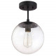 Design House 588517 Gracelyn Ceiling Light w/ Clear Seedy Glass