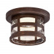 Design House 587212 Washburn LED Ceiling Light w/ Seedy Glass