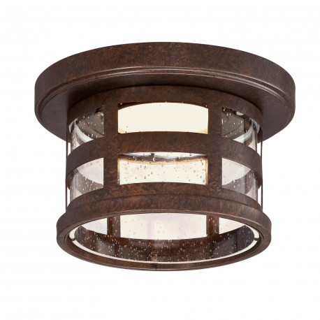 Design House 587212 Washburn LED Ceiling Light w/ Seedy Glass