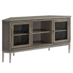Design House 84388/81388 Corner TV Stand w/ Metal Base