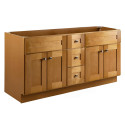 Design House 599019 Brookings 60" 4-Door 3-Drawer Vanity, Unassembled