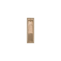 Rocky Mountain Hardware FP30700 2 1/2" x 8 1/2" Corbel Rectangular Flush Pull