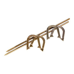 Rocky Mountain Hardware HS Horseshoes and Stake, 4 shoes