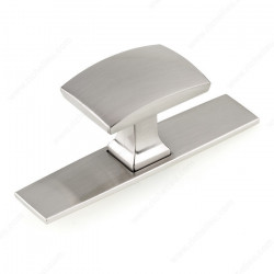 Richelieu BP224543 Transitional Metal Wardrobe Knob and Backplate