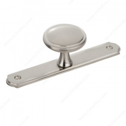 Richelieu BP228640 Transitional Metal Wardrobe Knob and Backplate