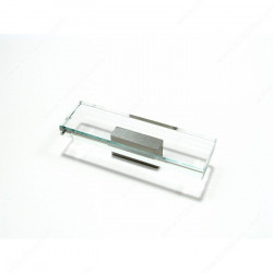 Richelieu 20241 Modern Glass and Metal Pull