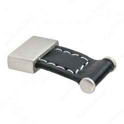 Richelieu 74511216195 Modern Leather & Metal Knob