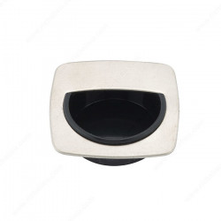 Richelieu BP69175 Modern Recessed Metal Pull
