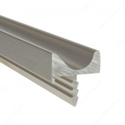 Richelieu 3187121 Modern Finger Grip Handle for 3/4" Panel