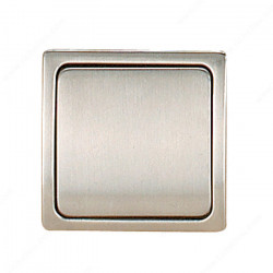 Richelieu 61672150195 Modern Recessed Metal Pull