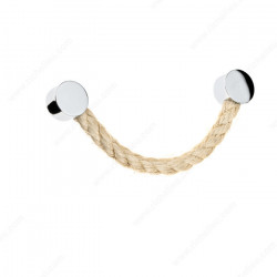 Richelieu 5470192 Modern Jute and Metal Pull