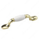 Richelieu 412 Eclectic Ceramic and Metal Pull