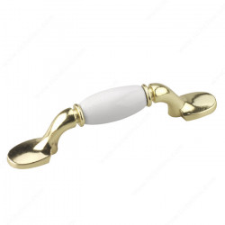 Richelieu 412 Eclectic Ceramic and Metal Pull