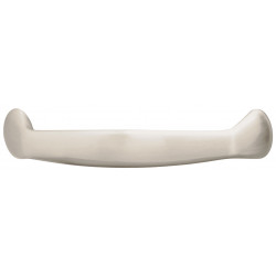 Hafele 107.04.602 Transitional Collection Cabinet Handle, Satin Nickel, M4, CTC - 128 mm, Zinc