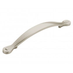 Hafele 133.50.847 Inspirations Cabinet Handle, Satin Nickel, 8-32, CTC - 128 mm, Zinc