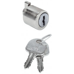 Hafele 230.22.701 Plate Cylinder w/ Fixed Plate Cylinder for Mortise Lock Case, 60-001–Keyed Alike