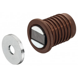 Hafele 246.19. Magnetic Catch for 13.6 mm Drill Hole, 2.5-3.5 Kg Pull, Steel