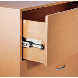 Hafele 422.45.937 Accuride 3641/3642 Side Mount, Interlocking Drawer System, Weight Capacity - 180 lbs