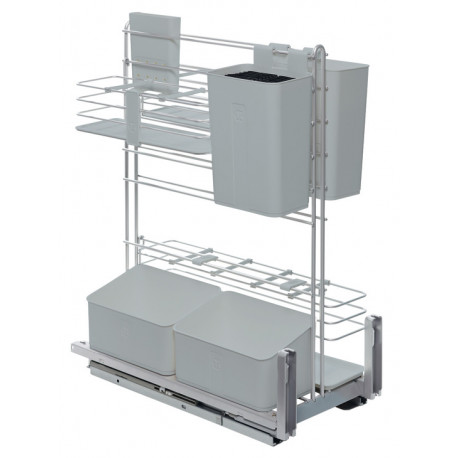 Hafele 549.24.972 Base Unit Front Pull-Out Cooking Agent w/ Plastic Trays